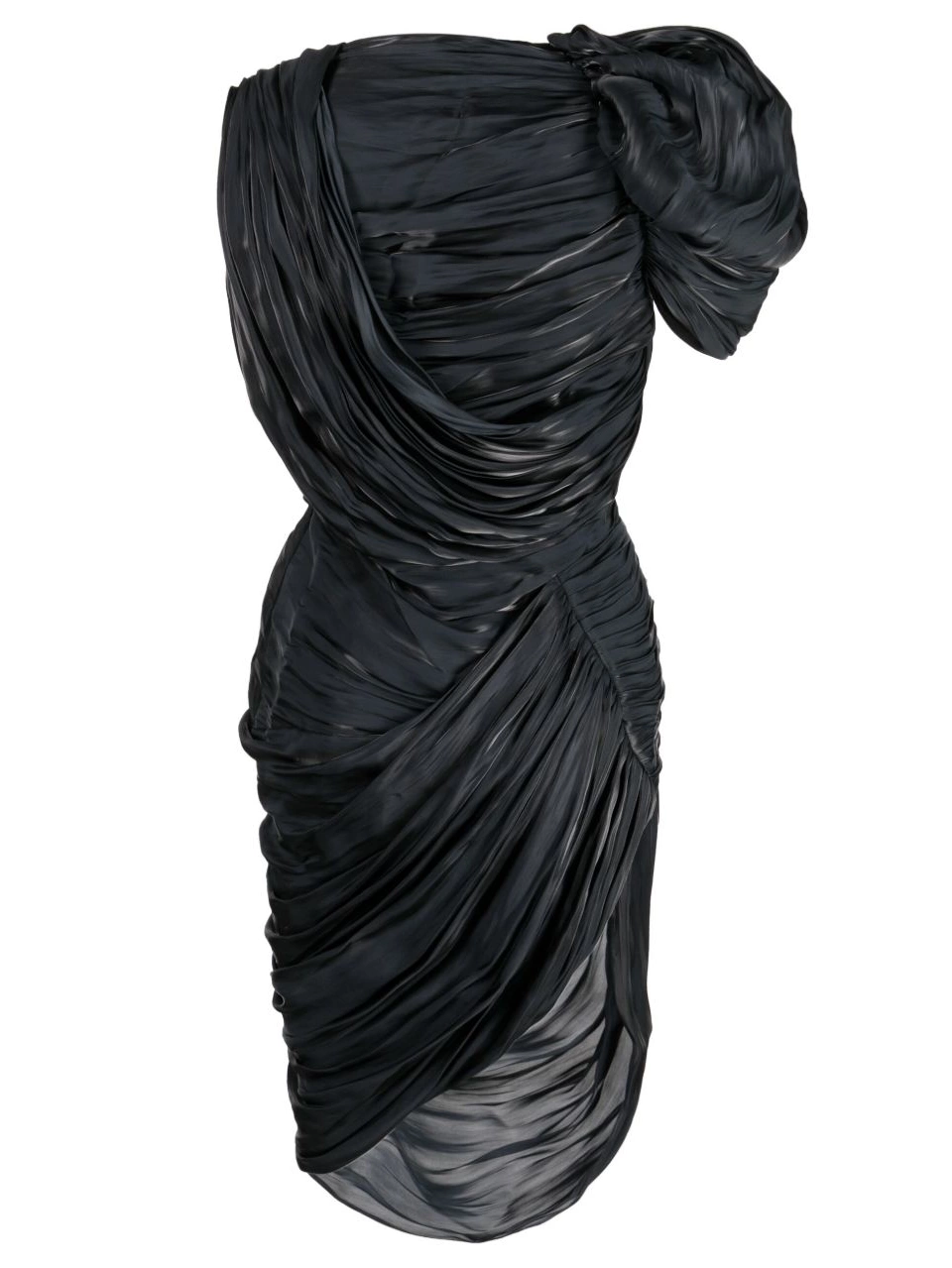 Cheap draped midi Women Versace pleated dress 0812